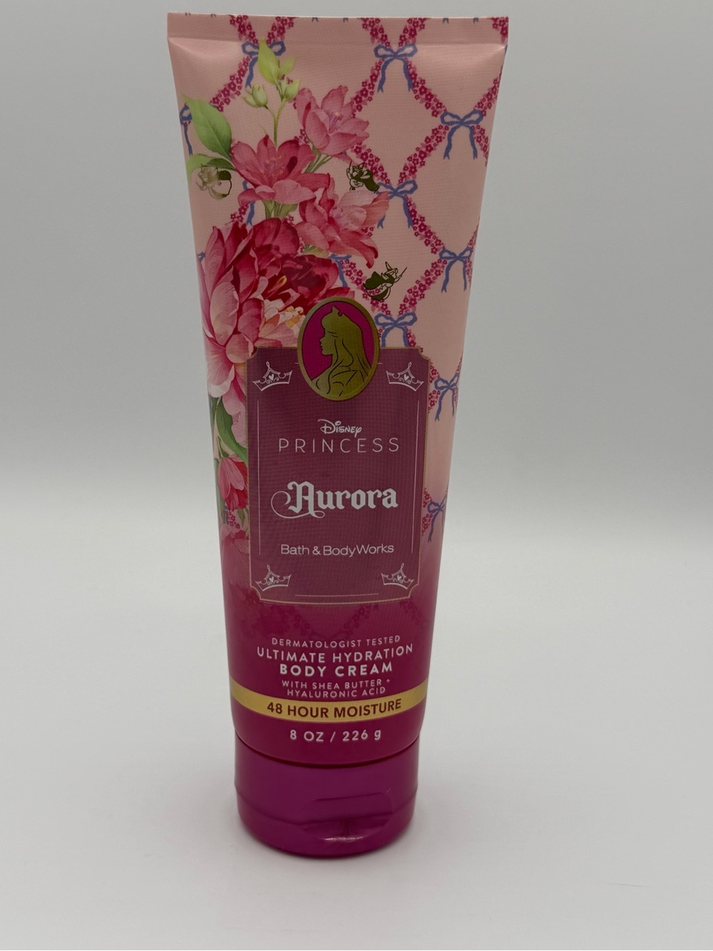 Bath & Body Works Disney Princess Aurora Ultimate Hydration Body Cream 8oz New